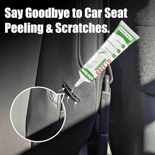 Fabric & Shoe Glue - Professional Grade, Clear, Waterproof, High-Strength Adhesive for Car Seats, Sneakers, Leather, Boots, Hiking Gear - All-Purpose Strong Bond, 2 oz/60ml