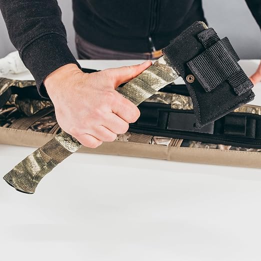 GEAR AID Camo Form Self-Cling and Reusable Fabric Camouflage Wrap, Adds Grip and Shield Hands from Hot or Cold Surfaces to Protect You and Your Equipment, Kryptek Highlander, 2” x 144” Roll, 2 Pack