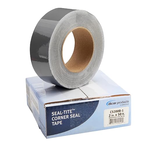 Dicor CS200B-1 Seal-Tite Corner Seal Tape - 2" x 50' Roll - RV, Trailer, Motorhome Repair Tape