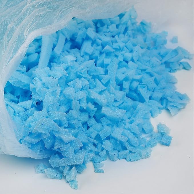 DR.DUDU 10lbs Pillow Stuffing for Couch Pillows Bean Bag Filler | Shredded Memory Foam, For Couch Cushion Dog Bed Chair Arts Crafts
