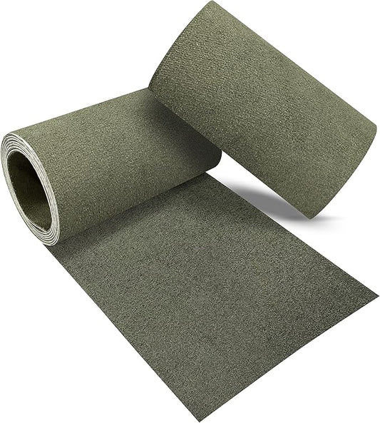 Azobur Sofa Fabric Repair Patch, Oversized Microfiber Patch, Self-Adhesive Repair Fabric, Super Cost-Effective (Olive Green)