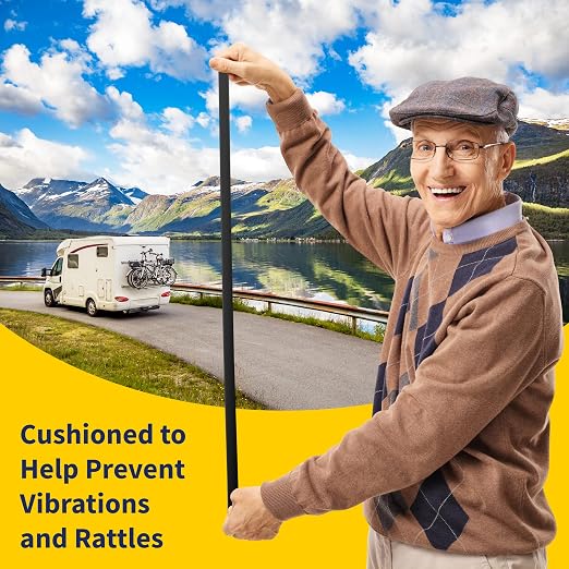Double Sided Self Adhesive Camper Mount Foam Tape 3/16in x 1 1/4in x 33ft for Truck Shells, RVs, Cars. Helps Stop Vibrations, Scratches and Squeaks. Seal Around Air Conditioners, Doors and Windows