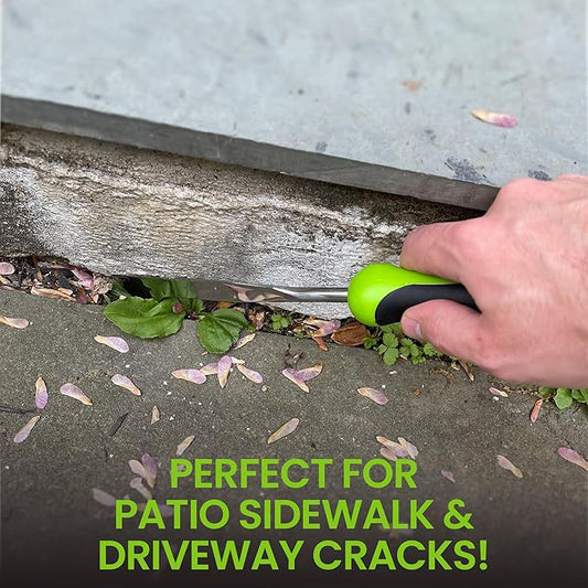 Garden Guru Patio Crack Weeder Tool with Ergonomic Handle – Stainless Steel Weed Puller for Patio Sidewalk Driveway Cracks | Rust Resistant - 1 Case (50 Pcs)