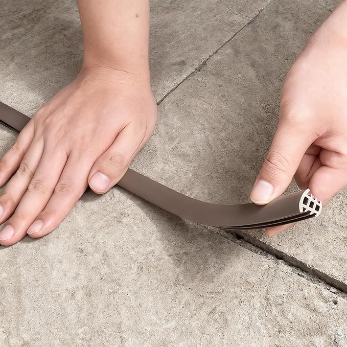 Flexible EPDM Rubber Strip (100 ft Long x 1 inch Wide) - Concrete Crack Repair & Replacement, Weather & Aging Resistant Expansion Joint Filler for Driveways, Sidewalks