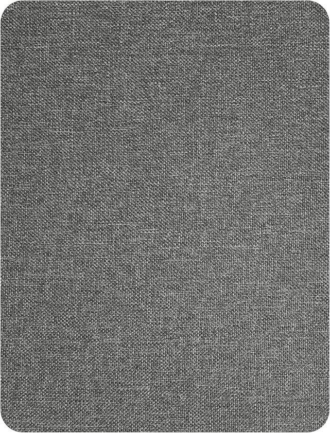 KING MOUNTAIN Fine Linen Repair Patches, Self-Adhesive Linen Fabric Patches, 8X11 inch Extra Size, Multi Color, Can be Used for Linen Sofa Repair(8" x 11",Medium Grey 1.0)