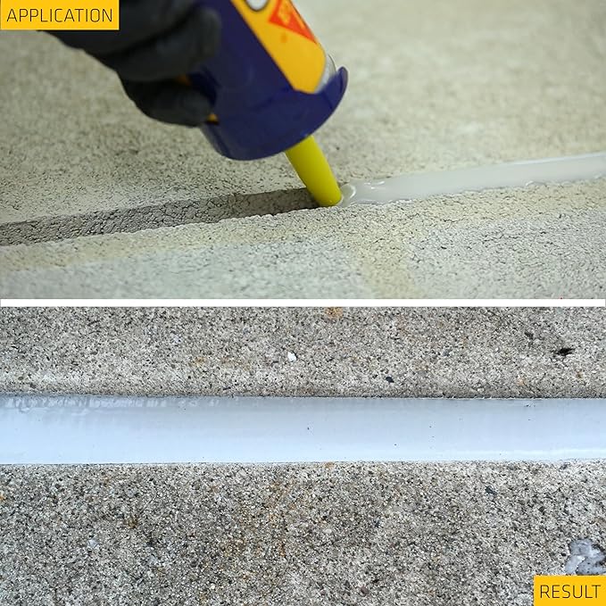 SIKA Sikaflex Self Leveling Sealant, Gray, Polyurethane, 29 fl oz, Waterproof, Self-Leveling for Sealing Horizontal Expansion Joints in Concrete