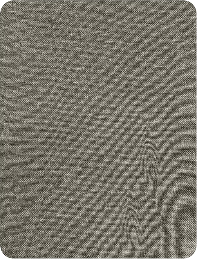 Fine Linen Repair Patches, Self-Adhesive Linen Fabric Patches, 8X11 inch Extra Size, Multi Color, Can be Used for Linen Sofa Repair (8" x 11",Cream-Gray)