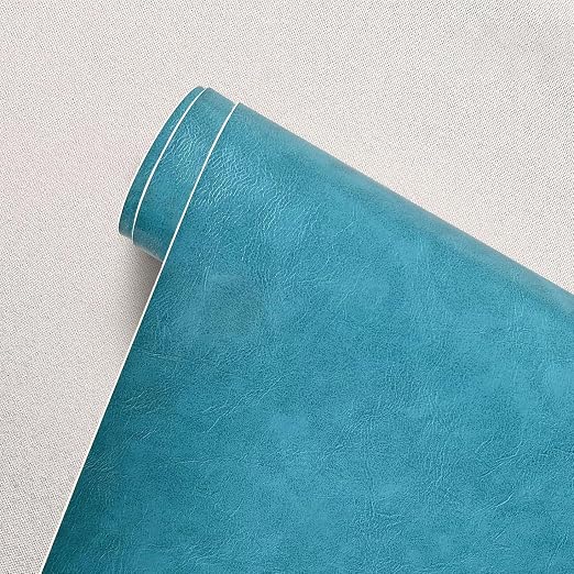 Leather Repair Patch for Couches 69 x 200 cm Peacock Blue 1 Roll Large Self-Adhesive refinisher cuttable reupholster Tape Patches kit for Couch Car Seats Furniture Sofa Vinyl Chairs Shoes Fabric Fix