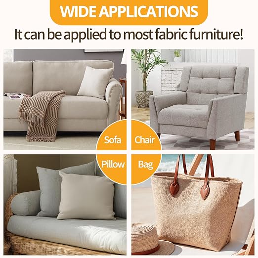 Fabric Repair Tape, Self-Adhesive Couch Patch Repair Fabric Patches for Furniture, Couch Repairing Kit Tape for Upholstery, Carpets, Chairs, Sofas, Pillows Linen 4x80 Inch Grey