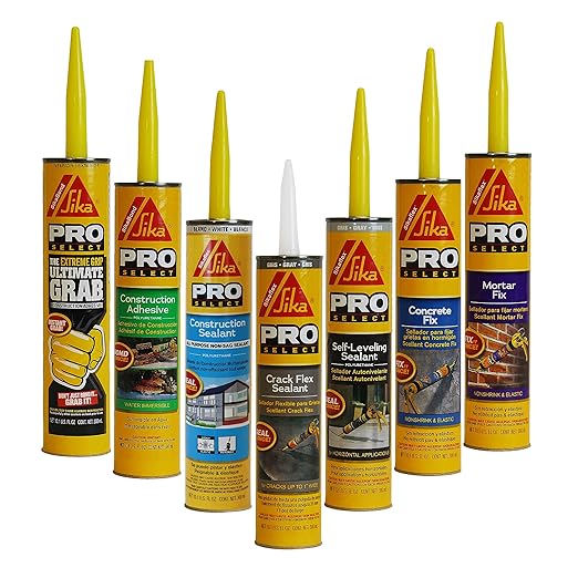 Sikaflex Mortar Fix, Limestone, Polyurethane sealant for Repairing Damaged Mortar, Joints and Gaps. Sealing Mortar Cracks 10.1 fl. oz Cartridge (Pack of 2)