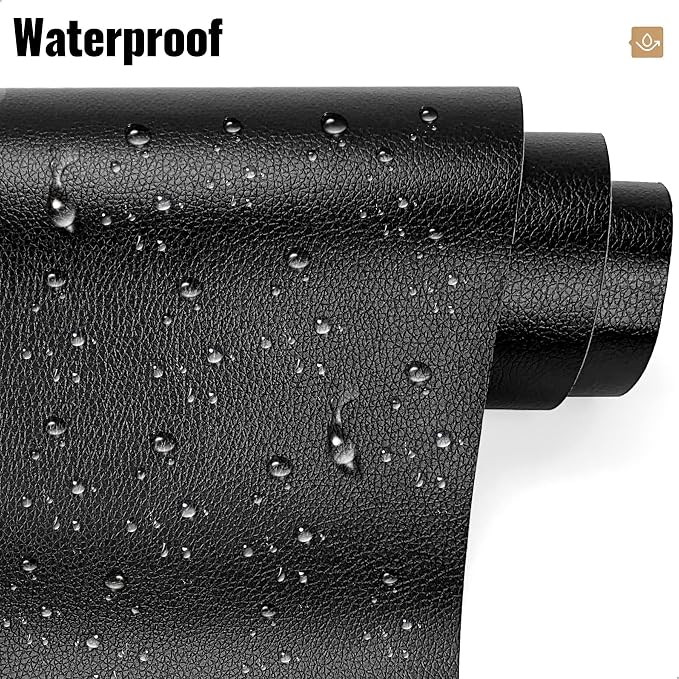 MOJOTORY Leather Repair Patch, Black, 4 x 60 Inches | Soft Touch Leather Repair Tape, Invisible Repair, Large Size, Vinyl Repair Patch for Furniture Couch Sofa Office Chair Seat