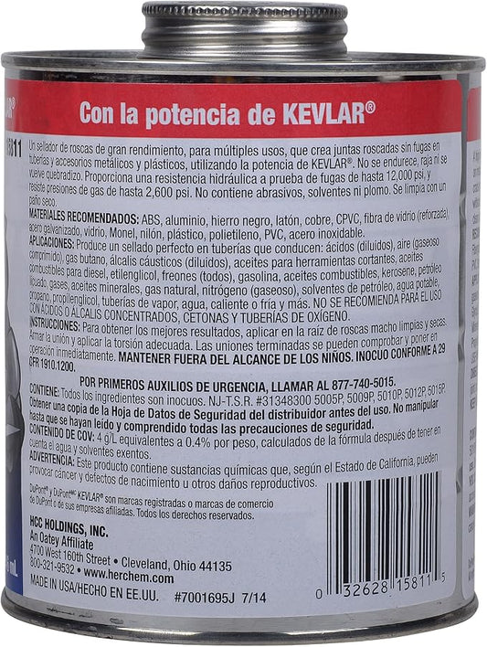 Oatey 15811 Hercules Megaloc Multi-Purpose Thread Sealant, 32 oz.