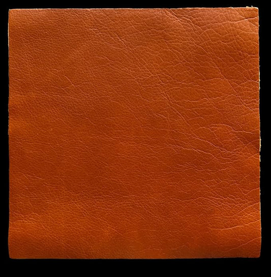 Natural Grain Cow Leathers: 12'' x 12'' Pre-Cut Leather Pieces (Whiskey Distressed, 3 Pieces)
