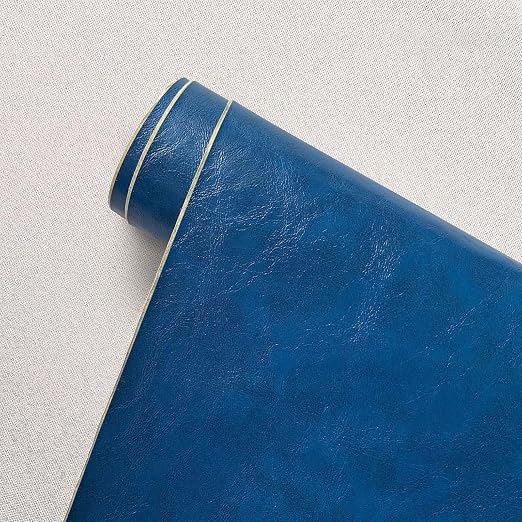 Large Leather Repair Patch for Couches 69 x 400 cm Leather Repair Tape Self,Repair Patch Self Adhesive Waterproof for Couches, Furniture, Kitchen Cabinets, Car Seats Sapphire Blue