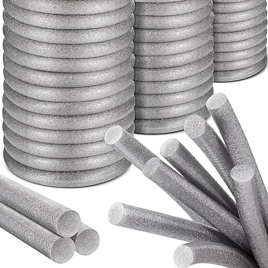 Tondiamo Caulk Saver Foam Backer Rod Gap Filler Concrete Rope Caulk Gray Sealant Backing Rod for Fence Wall Gap Floor Window Door Windproof Home Repairing(3/4 Inch x 30 Ft)