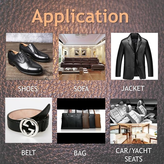 21Pcs Leather & Vinyl Repair Kit | Repairs Tears, Holes, Scratches & Peeling on Furniture, Car Seats & Jackets | Fast Application, Mixable Colors, All Leather Types