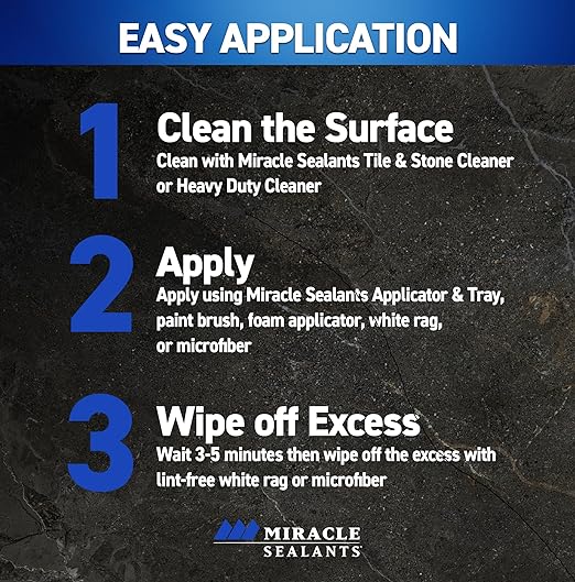 Miracle Sealants 511 Seal & Enhance Premium Enhancing Sealer for Stone & Tile, Quart