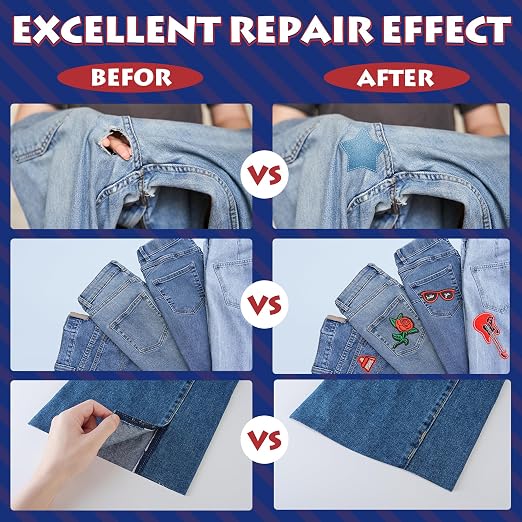 YAFLC Fabric Glue Permanent, Fabric Glue for Patch, Clear Fabrics Adhesive for Clothing Permanent Washable for All Cotton, Denim, Flannel, Polyester 2 x 75 ml
