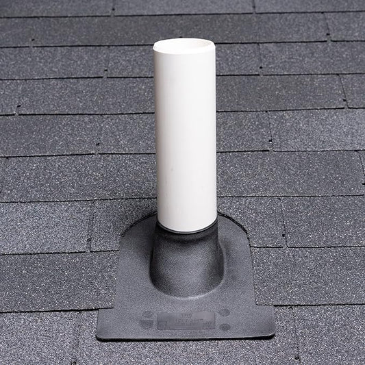 Oatey 14038 Foldable Plastic 3" Pipe Diameter Flex Calk Roof Flashing 10" x 13.25" Base