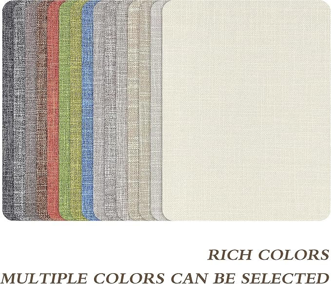 Fine Linen Repair Patches - Self-Adhesive Fabric Patches, Extra Large 8x11 Inch, Multi Color, for Linen Sofa & Furniture Repair