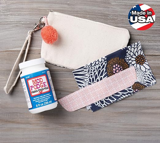 Mod Podge Eight Fabric, 8-ounce, Transparent, 8 Fl Oz