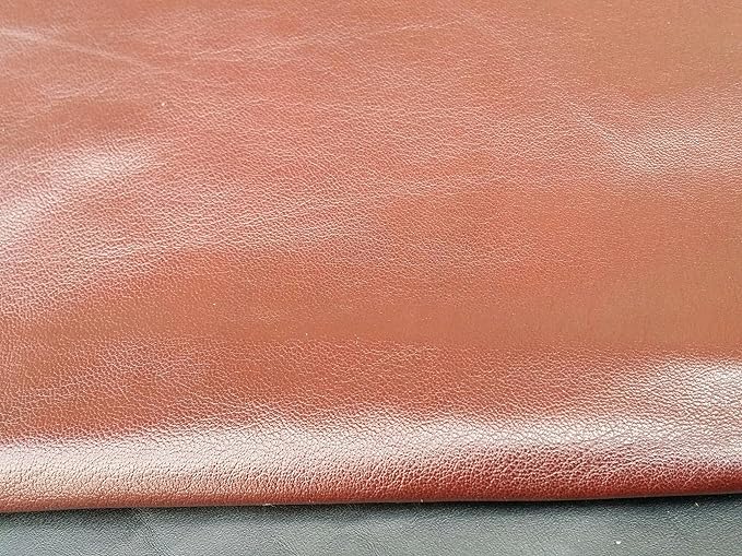 REED Leather HIDES - Cow Skins for Upholstery Crafts (20 Square Foot, Rust) | Arts and Crafts