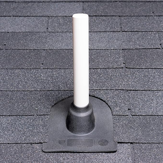Oatey 14012 Flexible Flashing, 2" pipe diameter , Black