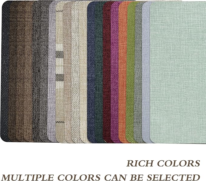 Coarse Linen Repair Patches, Self-Adhesive Linen Fabric Patches, 8X11 inch Extra Size, Multi Color, Can be Used for Linen Sofa Repair (8" x 11",Beige 1.0)